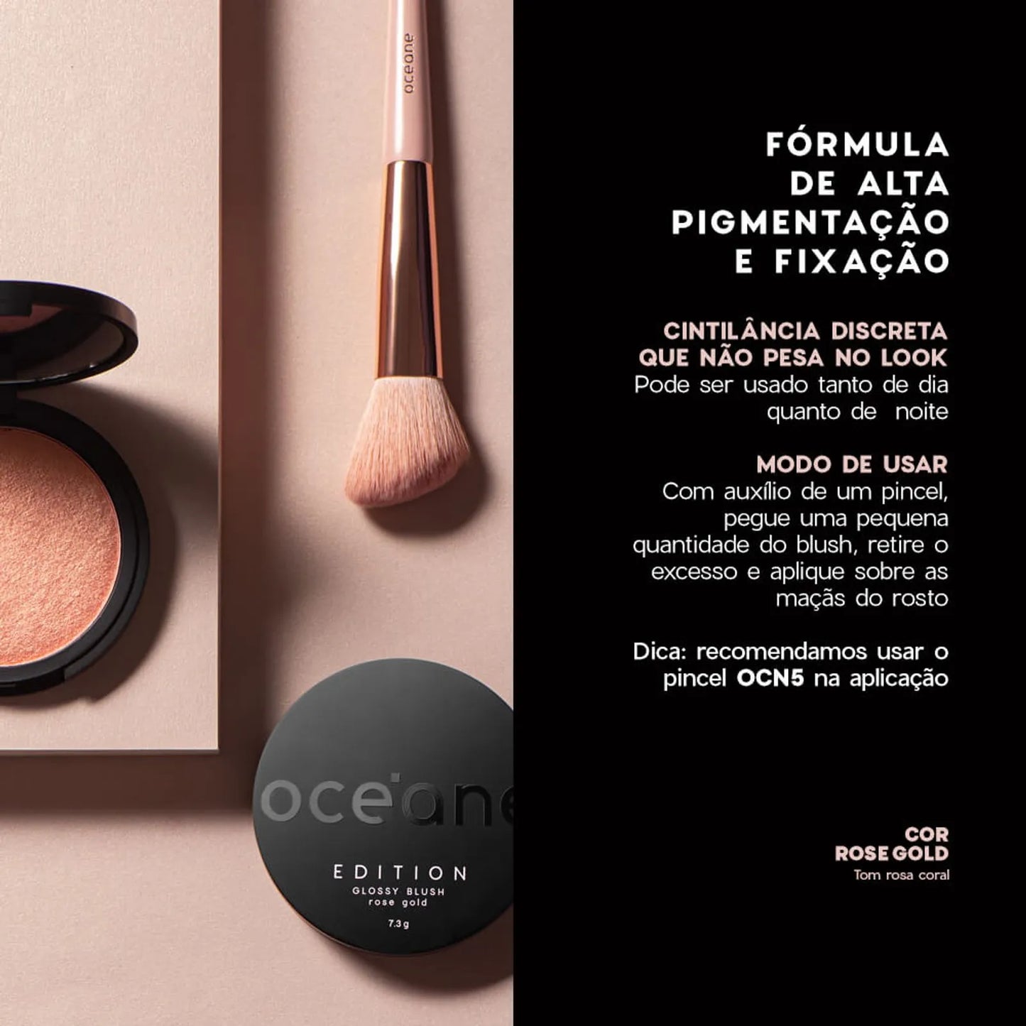 Blush Cintilante - Glossy Blush Rose Gold Océane Edition
