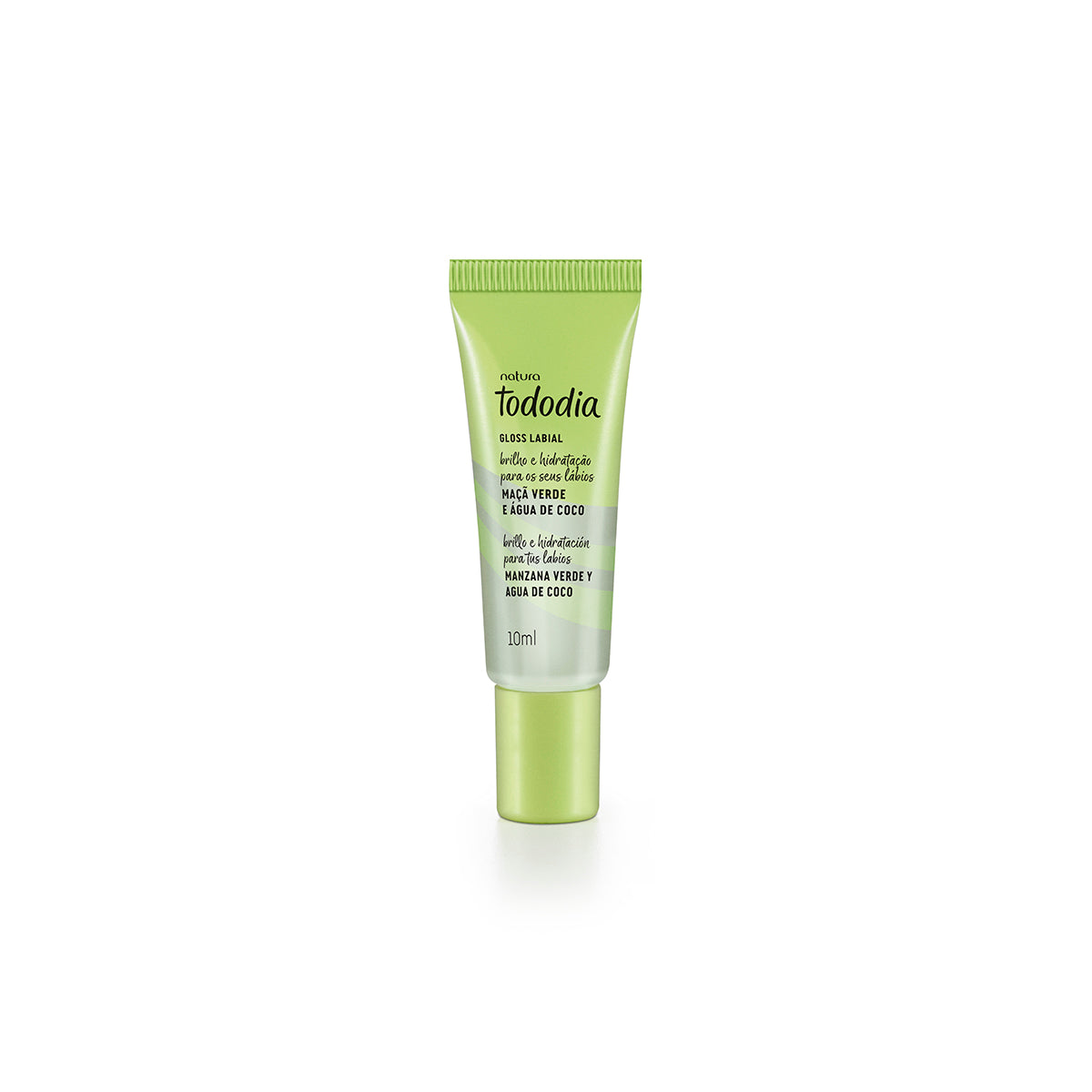 Gloss Labial Tododia Maçã Verde e Água de Coco